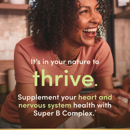 Suplemento Nature's Bounty Super B Complex Com Mais Vitamina