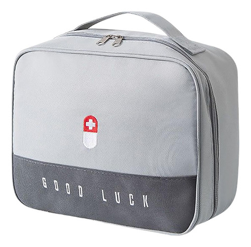 De 2 Bolsa De Primeros Auxilios, Bolsa De Medicina Gris L