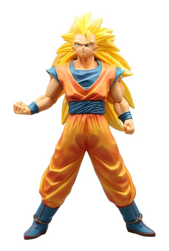 Figura Goku Super Sayajin Fase 3 Dragon Ball De 28 Cm