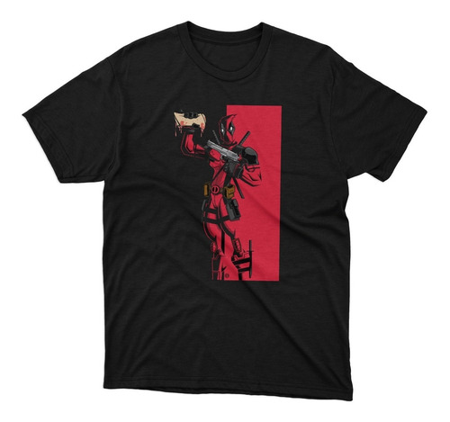 Remera Deadpool Sandwich Algodon 100% Impresion Dtg