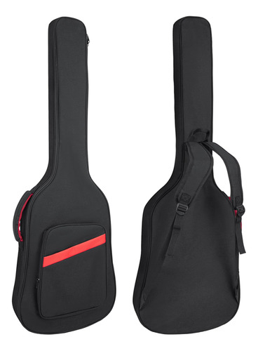 Muscab Bolsa De Guitarra Para Bajo De 0.276 In, Acolchado Pa