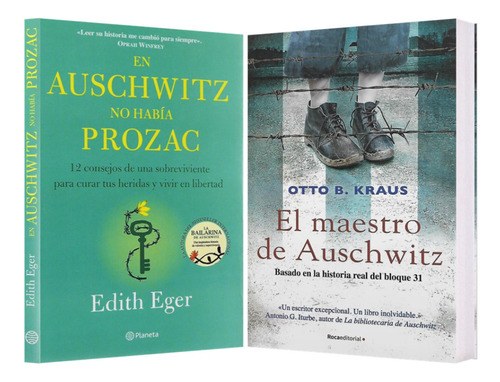 Auschwitz No Había Prozac + Maestro De Auschwitz 2 Libros