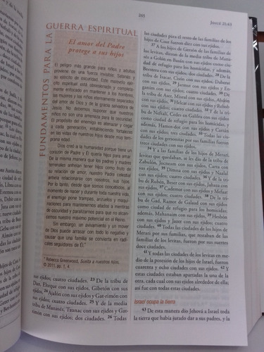 Imagen 9 de 9 de Biblia Para La Guerra Espiritual Rvr60 Imitación Piel Negro