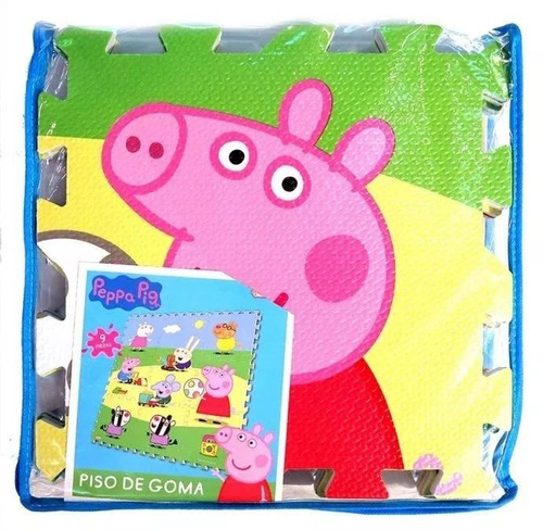 Imagen 3 de 5 de Peppa Pig Piso De Goma Eva Tapimovil Playking