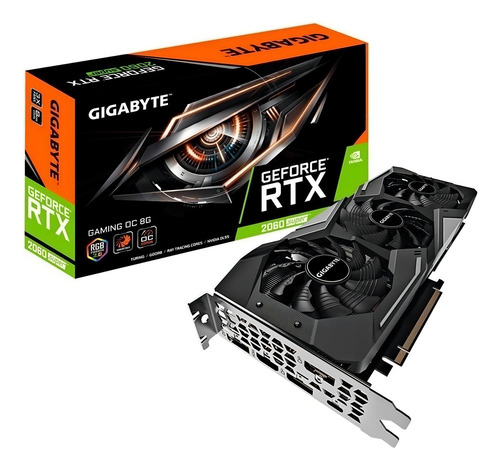 Placa de video Nvidia Gigabyte Gaming GeForce RTX 20 Series RTX 2060 SUPER OC Edition 8GB