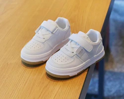 Zapatos Blancos Para Niños De Primavera Y Otoño De 2025 Para