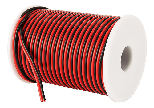 Cable De Hilo Trenzado De Cobre Rojo Negro