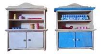 Comprar Muebles Casa De Muñecas Madera Modulares -no Fibrofacil- X 2