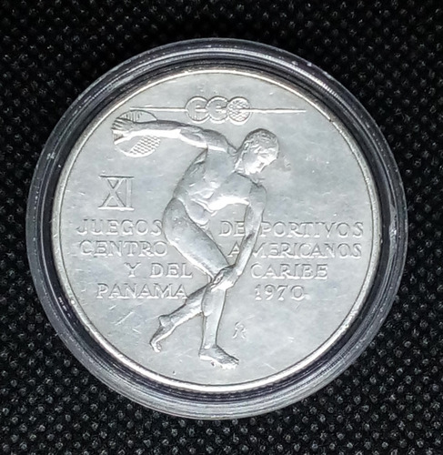Moneda Panameña De Plata, 5 Balboas Juegos Centroamericanos 