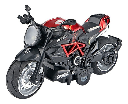 Modelo De Motocicleta Deportiva A Escala 1/12 Diecast Con  1