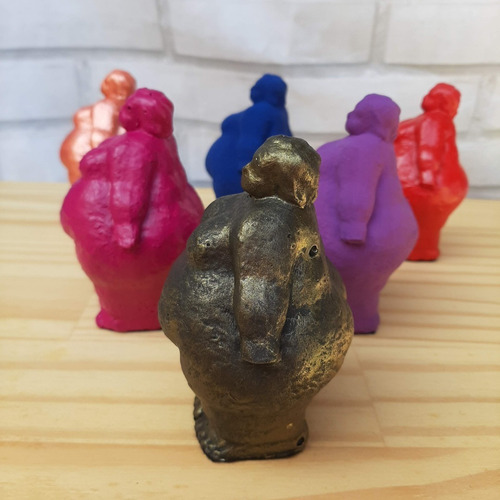 Imagem 6 de 7 de Escultura Corpo Feminino Gordo Diversas Cores