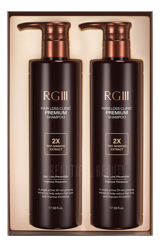 Shampoo Cosmocos Rg3 Rgiii Premium Para Queda De Cabelo Com