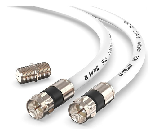 G-plug 6ft Rg6 Conectores De Cable Coaxial Set Internet De A