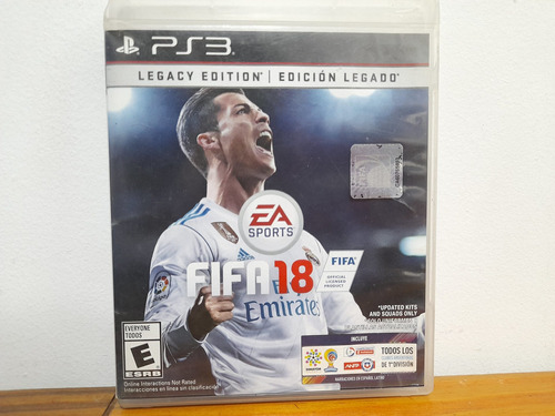 Fifa 18 Legacy Edition Ps3 Físico Usado