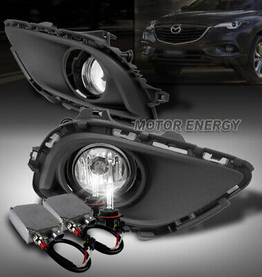 13 14 15 Mazda Cx-9 Bumper Chrome Fog Lights Lamps W/bez Nnc