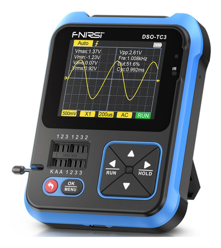 Osciloscopio Digital 3 En 1 Generador De Señal, Probador.