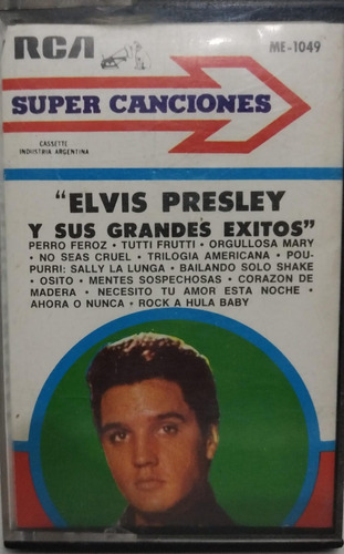 Elvis Presley Y Sus Grandes Exitos Cassete La Cueva Musical