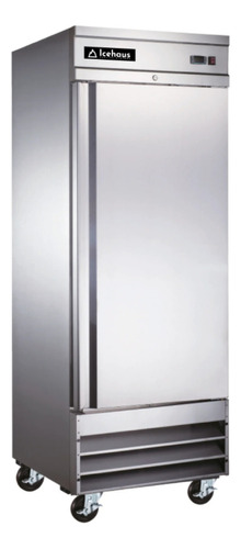 Refrigerador Acero Inoxidable Icehaus 1 Puerta Acero 0-4°c Color Gris