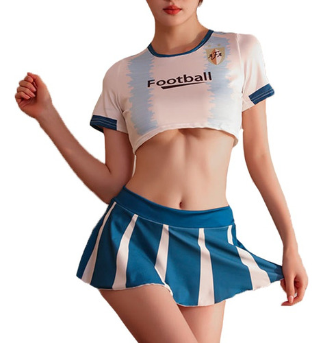 Uniforme Cosplay Conjuntos De Futbol Lenceria Para Mujer