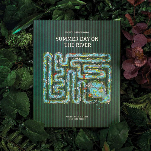 Juego De Rompecabezas Summer Day On The River Maze Puzzle To