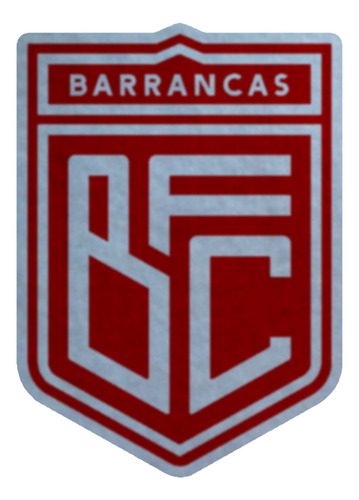 Parche Escudo Felpa Para Coser 9cm Set X4 Futbol Arg002 Barrancas Futbol Club Barrancas Futbol Club