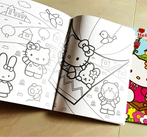 12 Libros Colorear Kuromi Amigos Melody Hello Pintar Dibujar