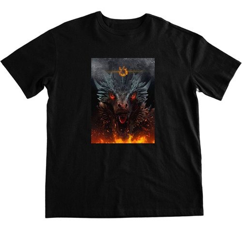 Polera Hombre Algodon Premium House Of Dragons Serie Hbo 30