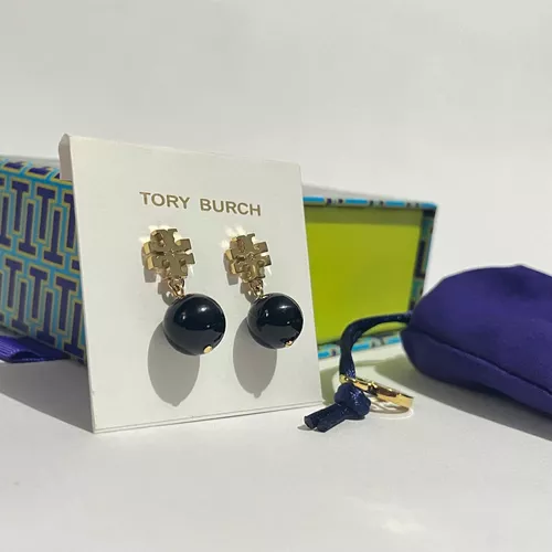 Aretes Tory Burch Logo Kira Dorados Con Perla Negra Tb en venta en Poza  Rica De Hidalgo Veracruz por sólo $ 1,  Mexico