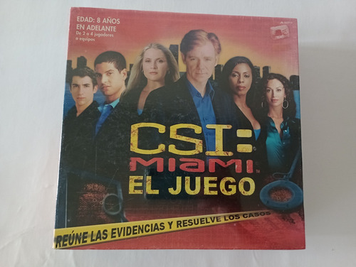 Juego De Mesa Csi Miami