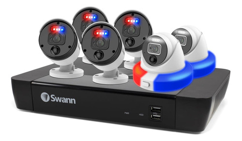 Swann Sistema Seguridad Nvr 4k Ultra Hd 8 Canal Lujo 2 Tb 4