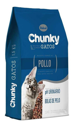 Alimento Para Gato - Chunky Pollo 8 Kg