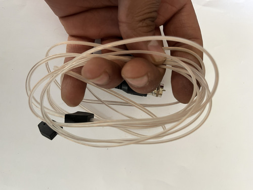Antena Fm Dipolo Interior 75 Ohm Con Conector Macho Coaxial (Usado)