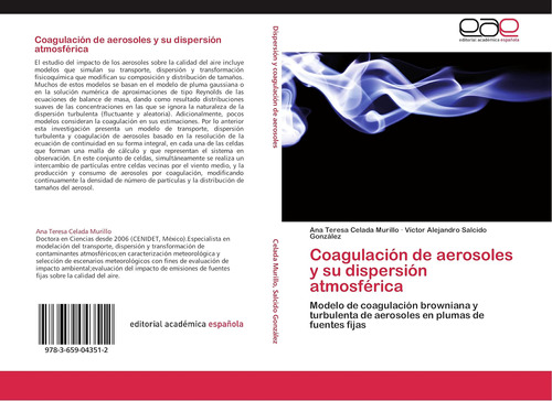 Libro: Coagulación De Aerosoles Y Su Dispersión Atmosférica: