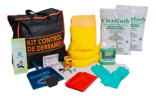 Kit Control Derrames Químico Maletín  8 Gal Envío Gratis