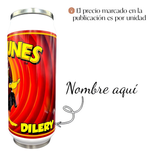 Termo Dibujos Animados Wb Personalizado Acero Inoxidable