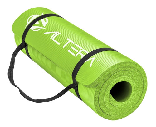 Tapete Para Yoga Ejercicio Entrenamiento Relajacion Fitness Color Verde