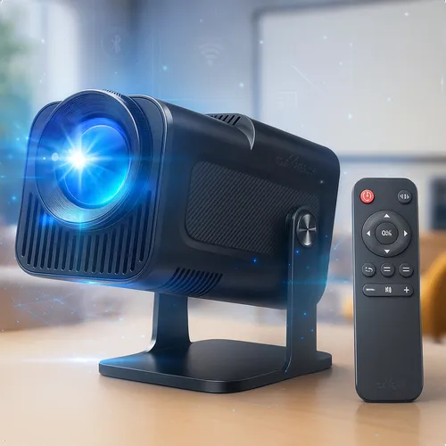 Projetor Hy320 Smart Tv Mini Wifi6 390ansi Android Cor Preto Davely