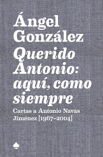 Querido Antonio: Aquí, Como Siempre - González -(t.dura) 