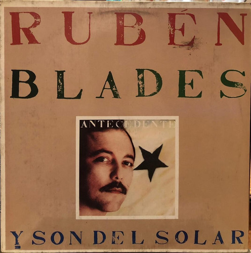 Disco Lp - Ruben Blades Y Son Del Solar / Antecedente. Album