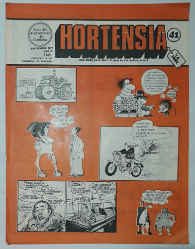Revista Hortensia #41 Septiembre 1973