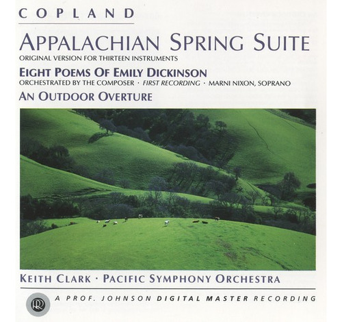 A. Copland; Cd De La Suite De Primavera De Keith Clark Appal