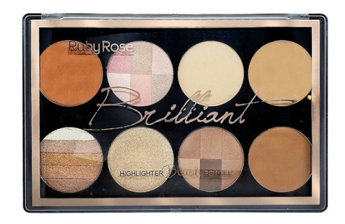 Imagem 2 de 8 de Highlighter Blush Powder Brilliant Ruby Rose Hb-7231