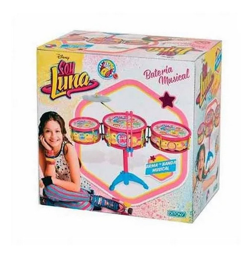 Bateria Musical Chica Soy Luna 49 X 62 Cm Ploppy 691918