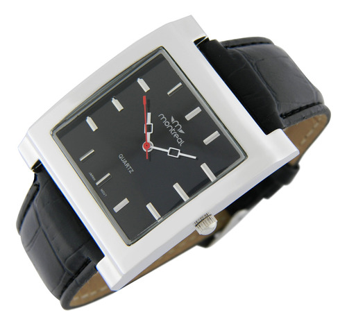 Reloj Montreal Hombre Ml496 Malla Cuero Sintético