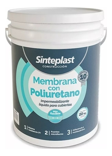 Membrana Liquida Techo Poliuretanica Sinteplast X 20kg