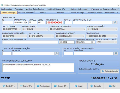 Fontes De Emissão De Ct-e Em Delphi E Mysql
