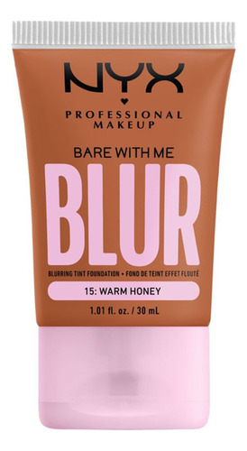 Base De Maquillaje Bare With Me Blur Warm Honey T15 Nyx