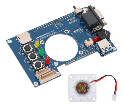 Io Board Analógico Vga Puerto Para Mister Fpga 3.5mm Auricul