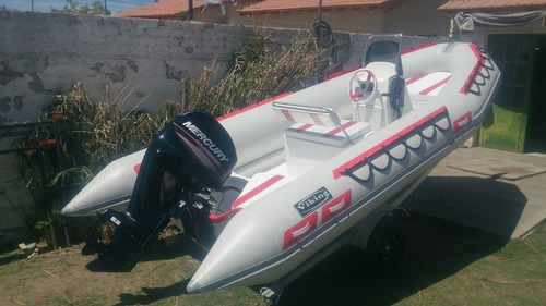 Viking De 4,9 M Con Motor 60 Hp 4 Tiempos Mercury Todo 0km
