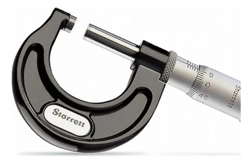 Micrometro Externo 4-5 X 0,001 Com Trava Starrett Máximo Comprimento Medido 5 Mínimo Comprimento Medido 4